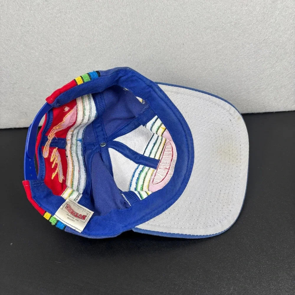 Vintage Dupont Refinish Racing #24 Jeff Gordon Snapback Hat Nutmeg Rainbow Cap